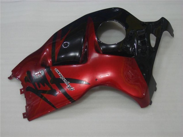 Rouge Noir Carénages Moto Suzuki GSXR 1300 Hayabusa 1996-2007 Rouge Noir Carénages Moto Suzuki GSXR 1300 Hayabusa 1996-2007
