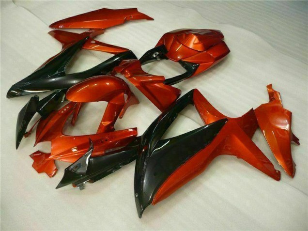 Rouge Noir Carénages Moto Suzuki GSXR 600 / 750 K8 2008-2010