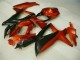 Rouge Noir Carénages Moto Suzuki GSXR 600 / 750 K8 2008-2010