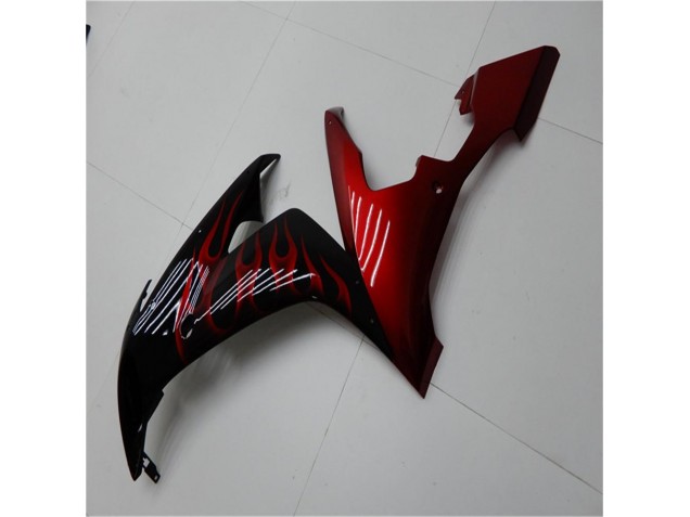 Rouge Noir Carénages Moto Yamaha R1 2004-2006 Rouge Noir Carénages Moto Yamaha R1 2004-2006