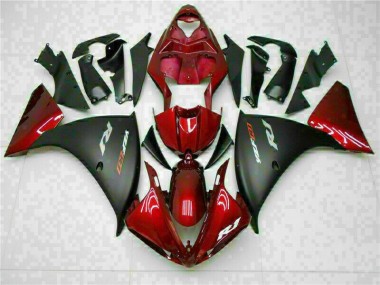 Rouge Noir Carénages Moto Yamaha R1 2009-2011