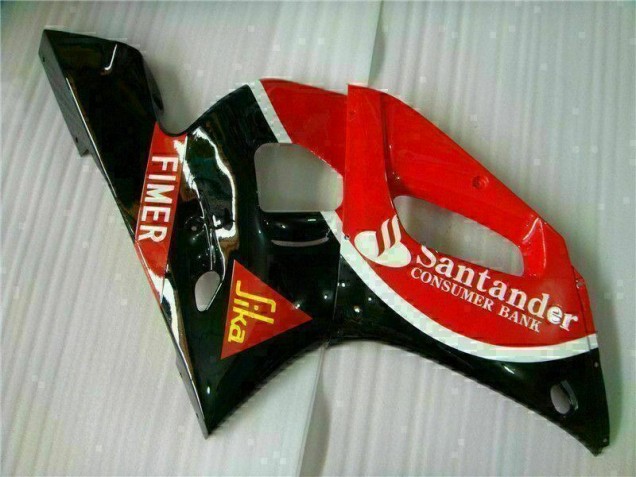 Rouge Noir Carénages Moto Yamaha R6 1998-2002 Rouge Noir Carénages Moto Yamaha R6 1998-2002