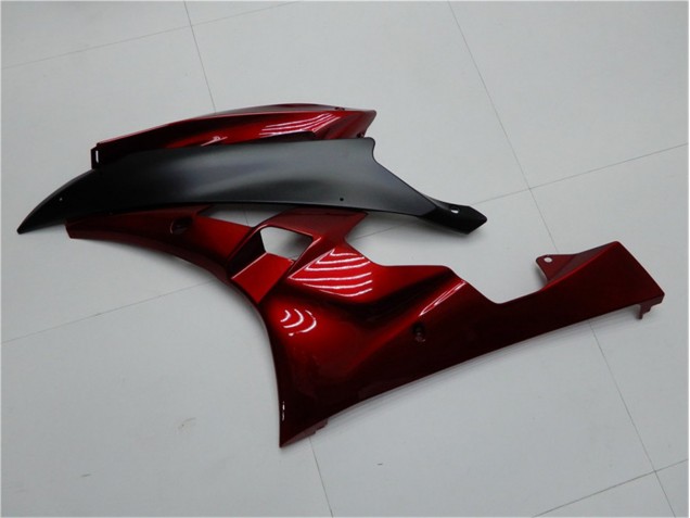 Rouge Noir Carénages Moto Yamaha R6 2006-2007 Rouge Noir Carénages Moto Yamaha R6 2006-2007