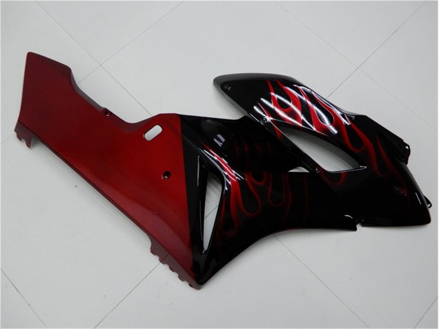 Rouge Noir Carrosserie Moto Honda CBR 1000 RR 2004-2005 Rouge Noir Carrosserie Moto Honda CBR 1000 RR 2004-2005