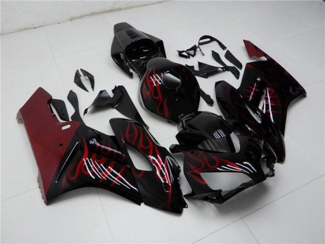 Rouge Noir Carrosserie Moto Honda CBR 1000 RR 2004-2005 Rouge Noir Carrosserie Moto Honda CBR 1000 RR 2004-2005
