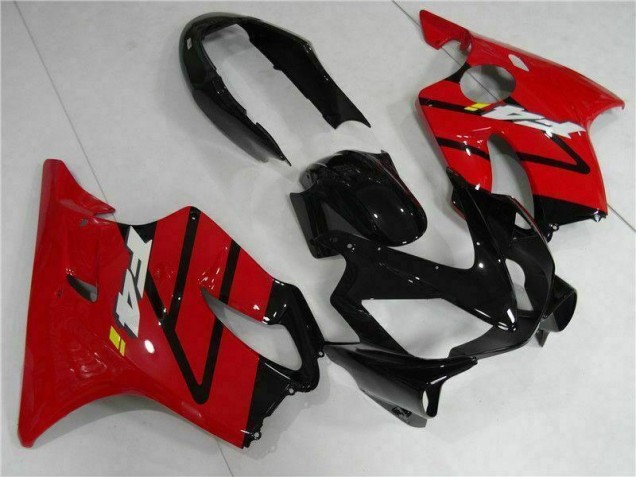Rouge Noir Carrosserie Moto Honda CBR 600 F4i 2004-2007 Rouge Noir Carrosserie Moto Honda CBR 600 F4i 2004-2007