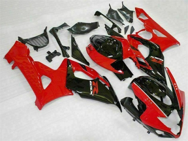 Rouge Noir Carrosserie Moto Suzuki GSXR 1000 K5 2005-2006 Rouge Noir Carrosserie Moto Suzuki GSXR 1000 K5 2005-2006