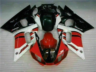 Rouge Noir Carrosserie Moto Yamaha R6 1998-2002