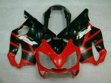 Rouge Noir Kit Carénages Motos Complet Honda CBR 600 F4i 2004-2007