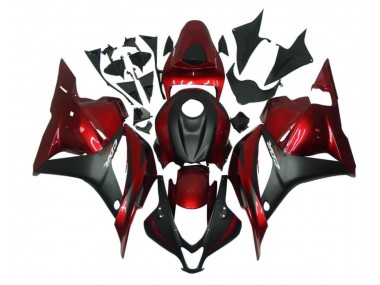 Rouge Noir Kit Carénages Motos Complet Honda CBR 600 RR 2009-2012