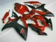 Rouge Noir Kit Carénages Motos Complet Suzuki GSXR 600 / 750 K6 2006-2007 Rouge Noir Kit Carénages Motos Complet Suzuki GSXR 600 / 750 K6 2006-2007