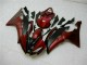 Rouge Noir Kit Carénages Motos Complet Yamaha R6 2008-2016 Rouge Noir Kit Carénages Motos Complet Yamaha R6 2008-2016