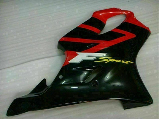 Rouge Noir Kit Carénages Motos Honda CBR 600 F4i 2001-2003 Rouge Noir Kit Carénages Motos Honda CBR 600 F4i 2001-2003