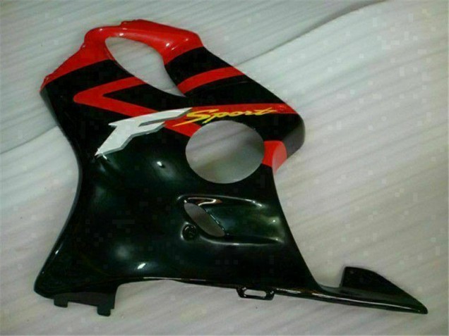 Rouge Noir Kit Carénages Motos Honda CBR 600 F4i 2001-2003 Rouge Noir Kit Carénages Motos Honda CBR 600 F4i 2001-2003
