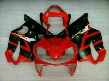 Rouge Noir Kit Carénages Motos Honda CBR 600 F4i 2001-2003