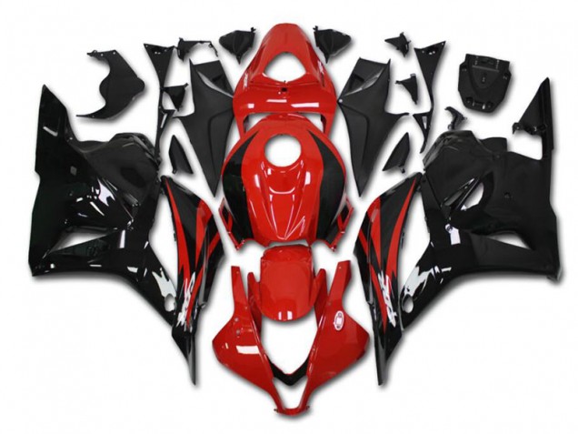 Rouge Noir Kit Carénages Motos Honda CBR 600 RR 2009-2012 Rouge Noir Kit Carénages Motos Honda CBR 600 RR 2009-2012