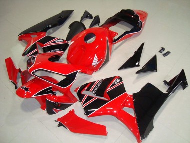 Rouge Noir Kit Carénages Motos & Plastique Honda CBR 600 RR 2003-2004