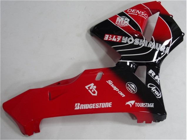 Rouge Noir Kit Carénages Motos & Plastique Honda CBR 600 RR 2005-2006 Rouge Noir Kit Carénages Motos & Plastique Honda CBR 600 RR 2005-2006