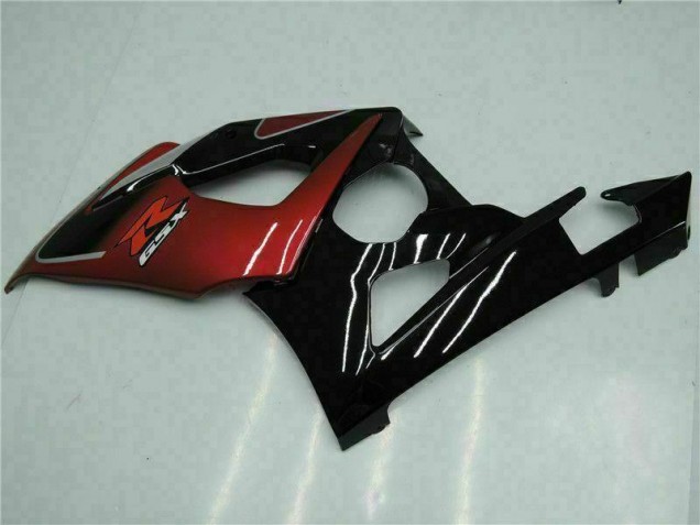 Rouge Noir Kit Carénages Motos & Plastique Suzuki GSXR 1000 K5 2005-2006 Rouge Noir Kit Carénages Motos & Plastique Suzuki GSXR 1000 K5 2005-2006