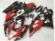 Rouge Noir Kit Carénages Motos Suzuki GSXR 1000 K5 2005-2006 Rouge Noir Kit Carénages Motos Suzuki GSXR 1000 K5 2005-2006
