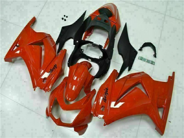 Rouge Noir Ninja Carénage Moto Kawasaki EX250 2008-2012 Rouge Noir Ninja Carénage Moto Kawasaki EX250 2008-2012