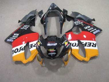 Rouge Noir Repsol Carénage Moto Honda CBR 600 F4 1999-2000