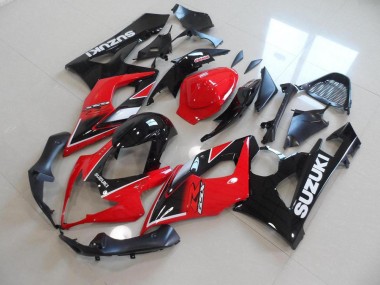 Rouge Noir Style OEM Carénage Moto Suzuki GSXR 1000 K5 2005-2006