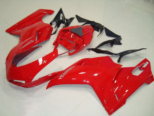 Rouge Original Carénage Moto Ducati 848 1098 1198 2007-2014 Rouge Original Carénage Moto Ducati 848 1098 1198 2007-2014