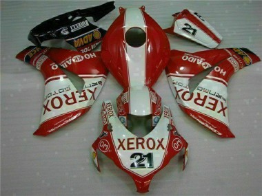 Rouge Xerox 21 Carénage Moto Honda CBR 1000 RR 2008-2011