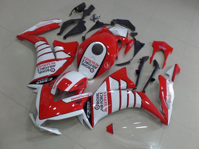 Rouge avec Blanc Wing Carénage Moto Honda CBR 1000 RR 2012-2016 Rouge avec Blanc Wing Carénage Moto Honda CBR 1000 RR 2012-2016