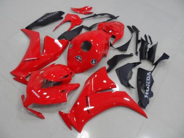 Rouge et Noir Mat Carénage Moto Honda CBR 1000 RR 2012-2016