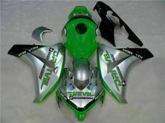 Vert Argent Carénage Moto Honda CBR 1000 RR 2008-2011 Vert Argent Carénage Moto Honda CBR 1000 RR 2008-2011