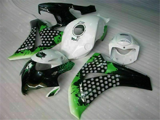 Vert Blanc Carénage Moto Honda CBR 1000 RR 2008-2011 Vert Blanc Carénage Moto Honda CBR 1000 RR 2008-2011