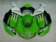 Vert Blanc Ninja Carénage Moto Kawasaki ZX6R 2007-2008 Vert Blanc Ninja Carénage Moto Kawasaki ZX6R 2007-2008
