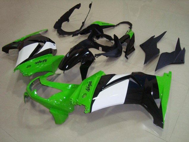 Vert Blanc Noir Carénage Moto Kawasaki ZX 250R 2008-2012 Vert Blanc Noir Carénage Moto Kawasaki ZX 250R 2008-2012