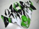 Vert Blanc Noir Carénage Moto Kawasaki ZX6R 2013-2018 Vert Blanc Noir Carénage Moto Kawasaki ZX6R 2013-2018