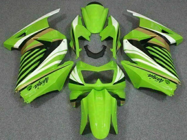 Vert Blanc Noir Ninja Carénage Moto Kawasaki EX250 2008-2012 Vert Blanc Noir Ninja Carénage Moto Kawasaki EX250 2008-2012