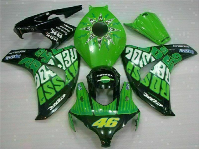 Vert Carénage Moto Honda CBR 1000 RR 2008-2011 Vert Carénage Moto Honda CBR 1000 RR 2008-2011