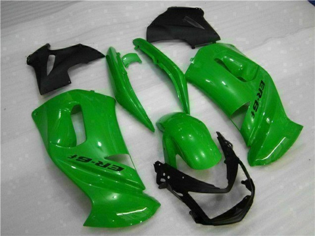 Vert Carénage Moto Kawasaki EX650 2006-2008 Vert Carénage Moto Kawasaki EX650 2006-2008