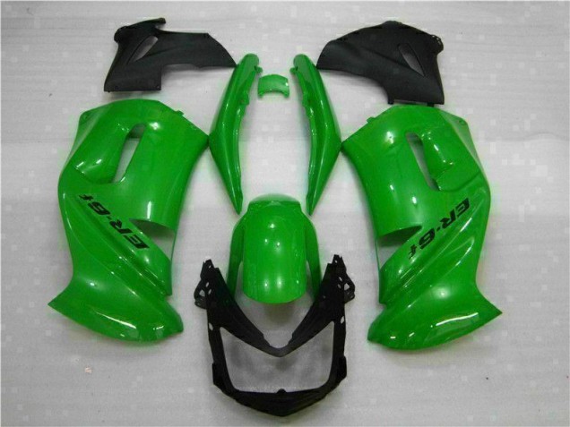 Vert Carénage Moto Kawasaki EX650 2006-2008 Vert Carénage Moto Kawasaki EX650 2006-2008