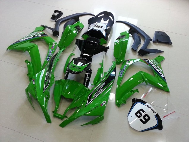 Vert Carénage Moto Kawasaki ZX10R 2011-2015 Vert Carénage Moto Kawasaki ZX10R 2011-2015