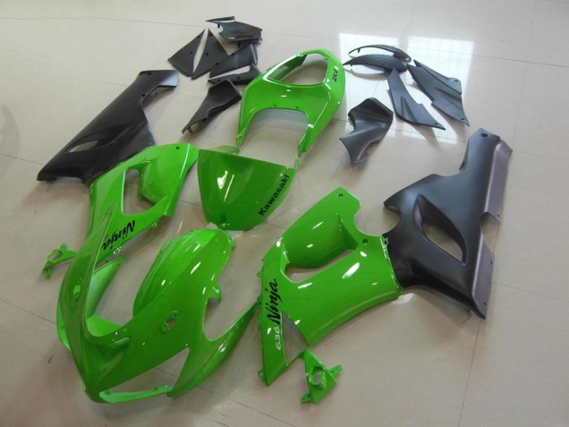 Vert Carénage Moto Kawasaki ZX6R 2005-2006 Vert Carénage Moto Kawasaki ZX6R 2005-2006