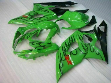 Vert Carénage Moto Suzuki GSXR 1000 K5 2005-2006