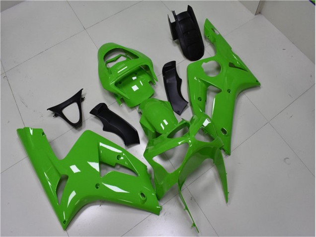 Vert Carénages Moto Kawasaki ZX6R 2003-2004 Vert Carénages Moto Kawasaki ZX6R 2003-2004