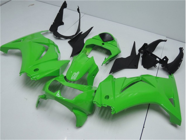 Vert Carrosserie Moto Kawasaki EX250 2008-2012 Vert Carrosserie Moto Kawasaki EX250 2008-2012