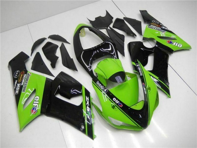 Vert Carrosserie Moto Kawasaki ZX6R 2005-2006 Vert Carrosserie Moto Kawasaki ZX6R 2005-2006