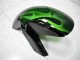 Vert Flamme Carénage Moto Kawasaki EX650 2006-2008 Vert Flamme Carénage Moto Kawasaki EX650 2006-2008