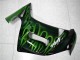 Vert Flamme Carénage Moto Kawasaki EX650 2006-2008 Vert Flamme Carénage Moto Kawasaki EX650 2006-2008