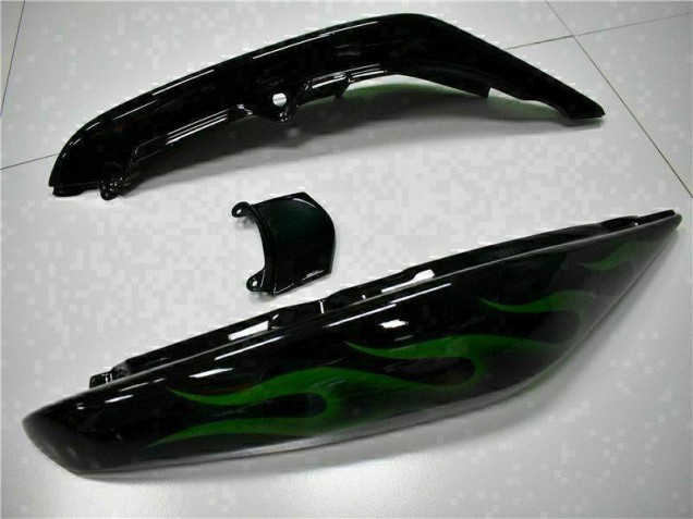 Vert Flamme Carénage Moto Kawasaki EX650 2006-2008 Vert Flamme Carénage Moto Kawasaki EX650 2006-2008