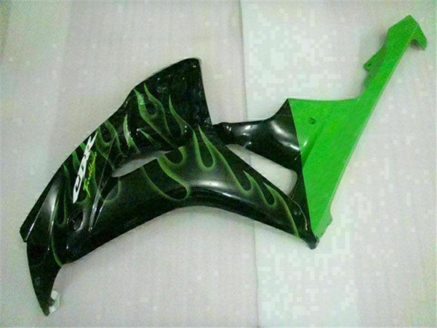 Vert Flamme Noir Carénage Moto Honda CBR 1000 RR 2006-2007 Vert Flamme Noir Carénage Moto Honda CBR 1000 RR 2006-2007
